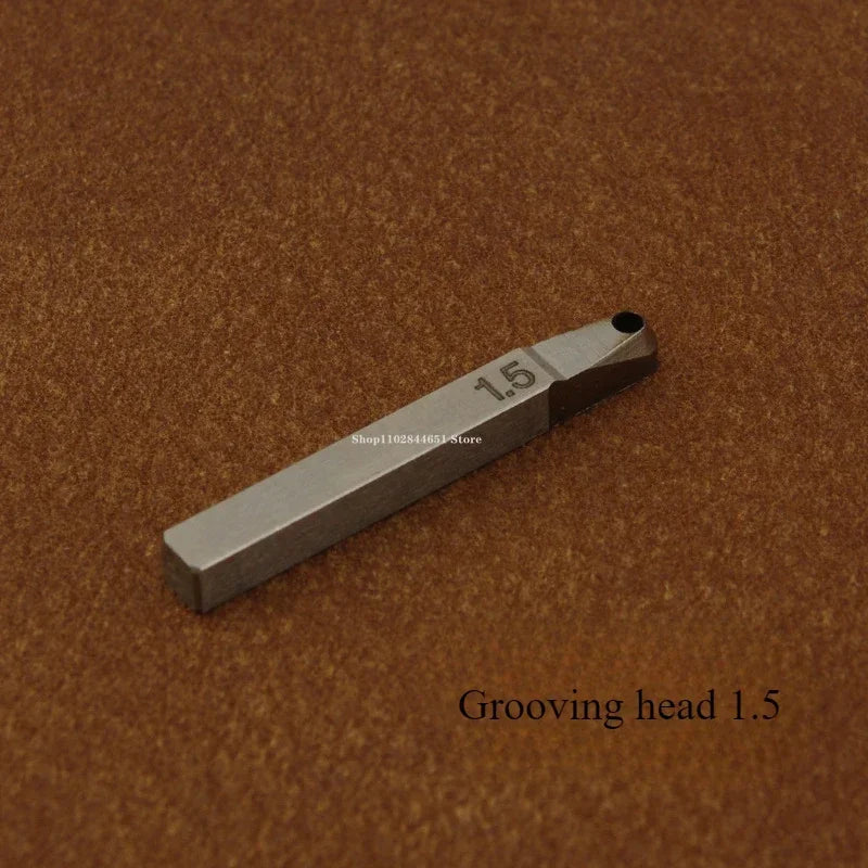 Adjustable Leather Grooving & Marking Tool – Multi-Function Cutter Head for DIY Leathercraft & Edge Carving