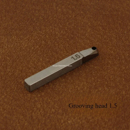Adjustable Leather Grooving & Marking Tool – Multi-Function Cutter Head for DIY Leathercraft & Edge Carving