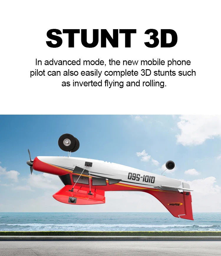 Qidi560 Moore M7 Off-Road RC Plane – 4CH Brushless Fixed-Wing Aircraft, EPP Foam, Remote Control Airplane Toy