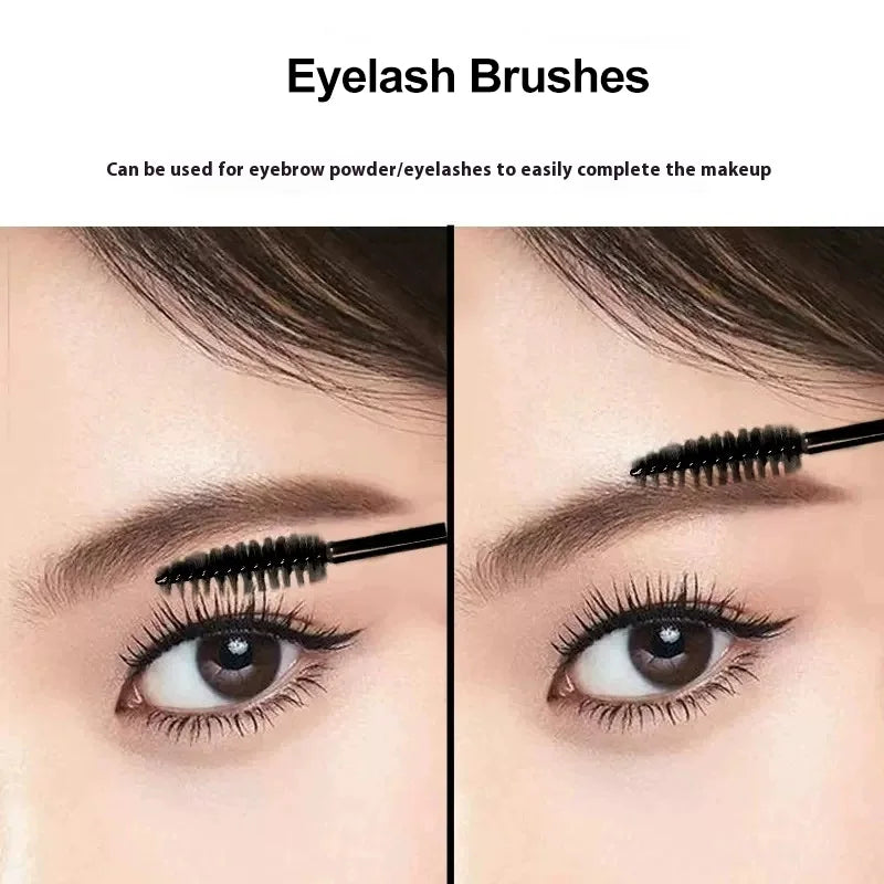 50PCS Reusable Eyelash Brushes – Mascara Wands Spoolers for False Lashes & Eyelash Extensions
