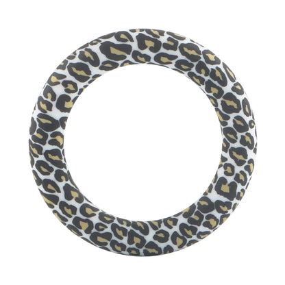 Kovict Silicone Ring Pendant Blanks - 65mm Round Printed Rings for DIY Jewelry & Craft Making