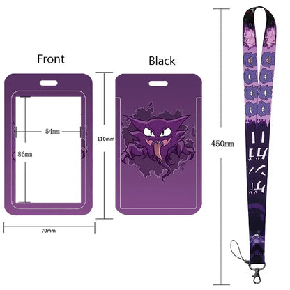 Pikachu Neck Strap Lanyard for Keys – ID Badge Holder, Keychain, Key Rings, Fashion Accessory Gift