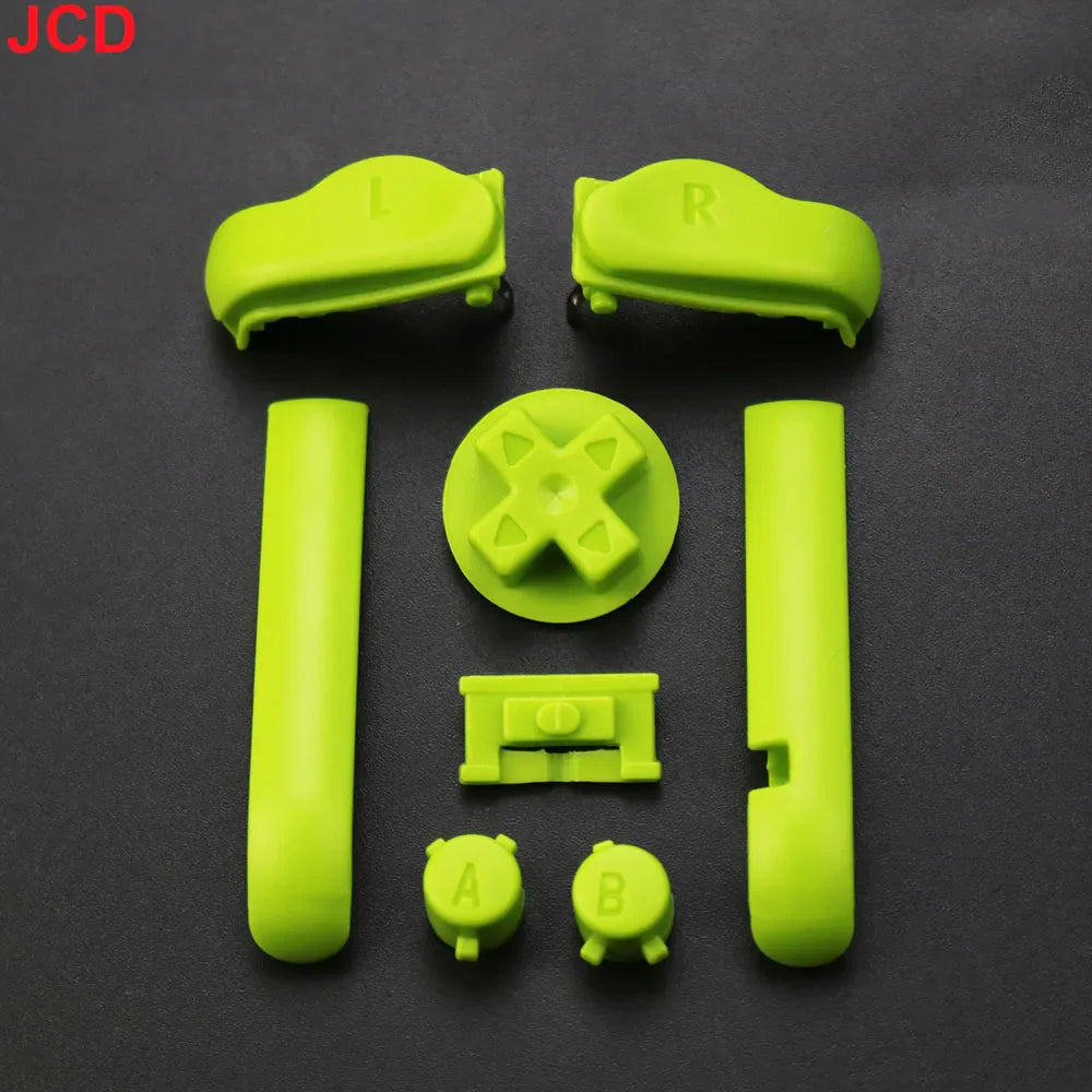 17-Color AB Buttons Keypad Set — High-Quality L/R Buttons & D-Pads for GameBoy Advance GBA with Power ON/OFF Buttons