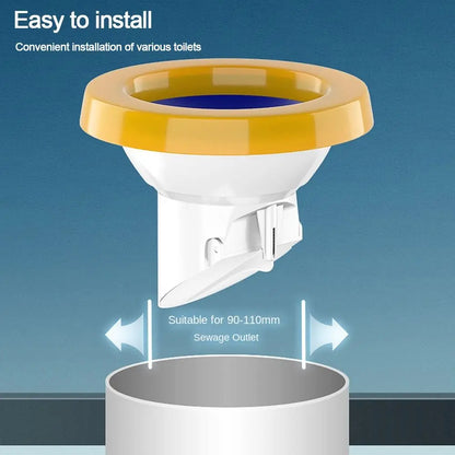 Universal Toilet Flange Ring – Anti-Leak Floor Outlet Seal for Closestool, Spill-Proof Toilet Bowl Drain Pipe