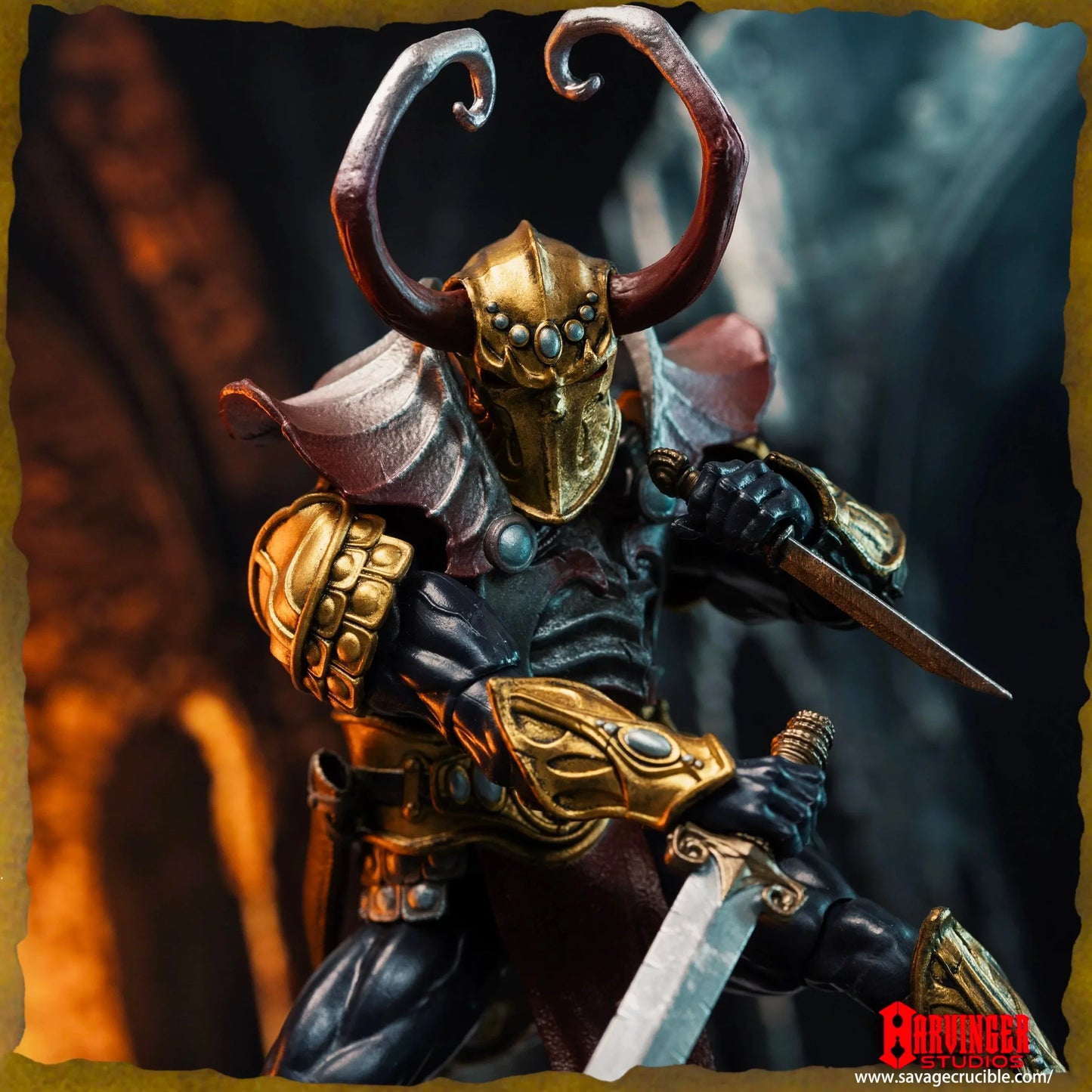 1/12 7-Inch Savage Crucible Action Figure — Harbinger Studios Wave 2 Jaeger Nashom Krieger Whoman Barbarian Anime Collectible Gift