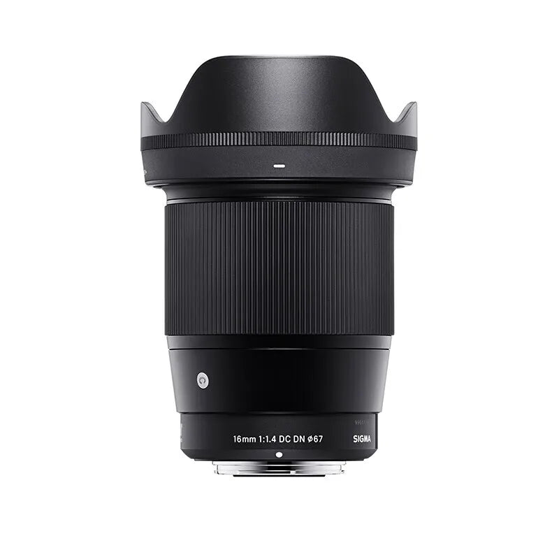 Sigma 16mm F1.4 DC DN Contemporary Lens – Wide Angle Mirrorless Camera Lens for Sony ZVE10, Canon EFM, Fujifilm XF, Nikon Z30/Z50