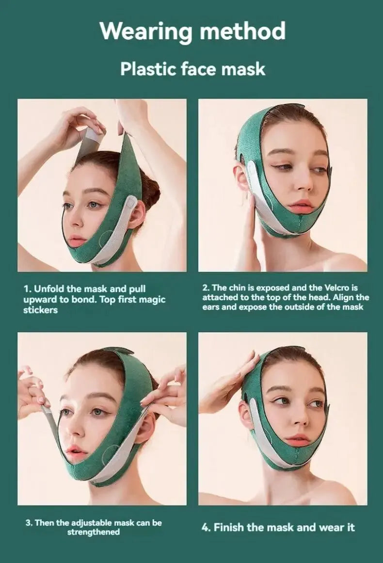 Slimming Face Belt – Lifting Double Chin Mask for All Face Shapes, Tight but Comfortable Facial Slimming Tool