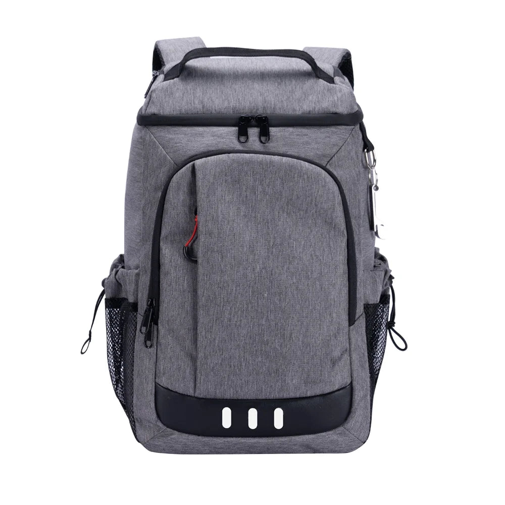 Large Capacity Insulated Cooler Backpack – Leakproof Picnic & Camping Thermal Lunch Bag with Bottle Opener for Hiking and Outdoor Travel