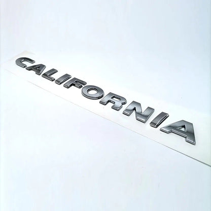 2020 California XXL Rear Lettering & 2019 California Ocean Trunk Emblem — Car Badge Replacement