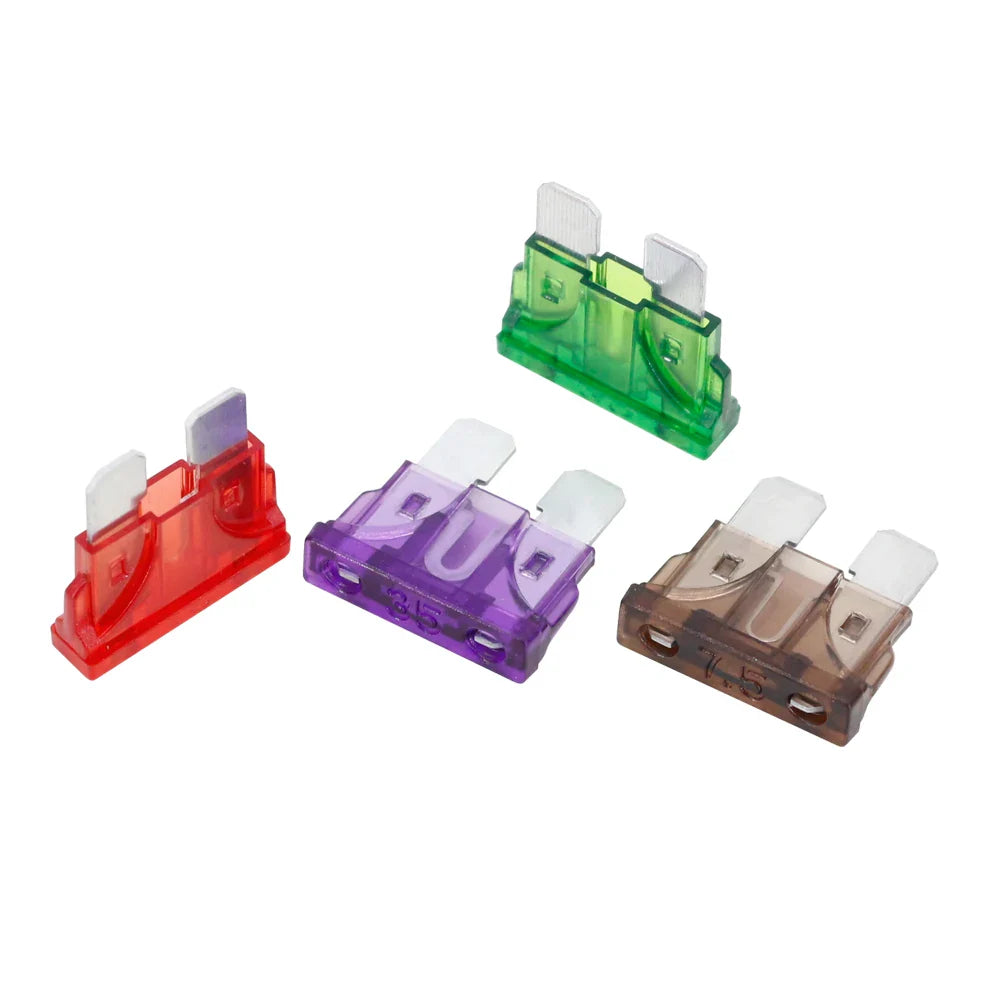 10PCS Medium Blade Fuses – Zinc Pins 1A to 50A for Auto Car & Truck Refitting