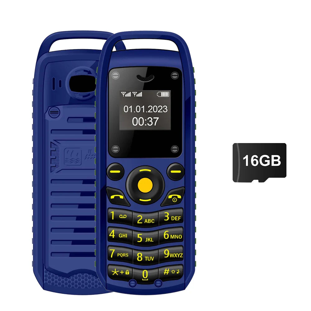 SERVO B25 Super Mini Mobile Phone – Dual SIM, Magic Voice, Bluetooth, Blacklist, Alarm Clock, 2G Feature Cellphone