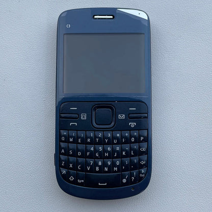 C3-00 Unlocked Mobile Phone - 2.4" GSM 2G QWERTY Keyboard Cellphone with 2MP Camera
