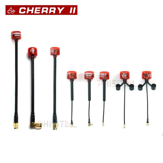RUSHFPV Cherry 2 II 5.8G FPV Antenna – LHCP/RHCP SMA UFL IPEX MMCX for Freestyle Analog & Digital Drone DIY Parts