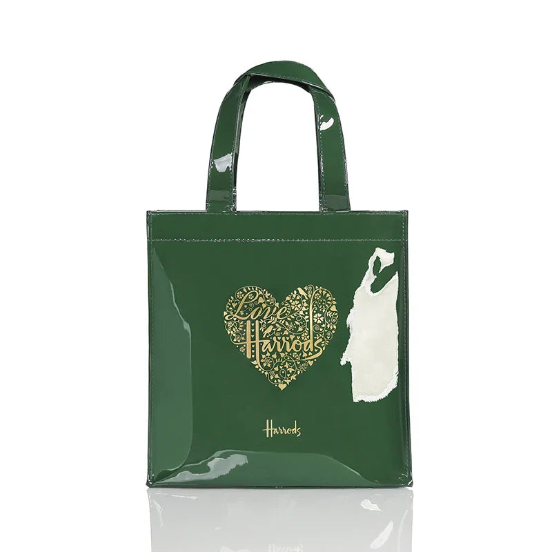 Simple Stylish PVC Reusable Shopping Bag – Luxury Eco-Friendly Waterproof Tote for Summer Beach