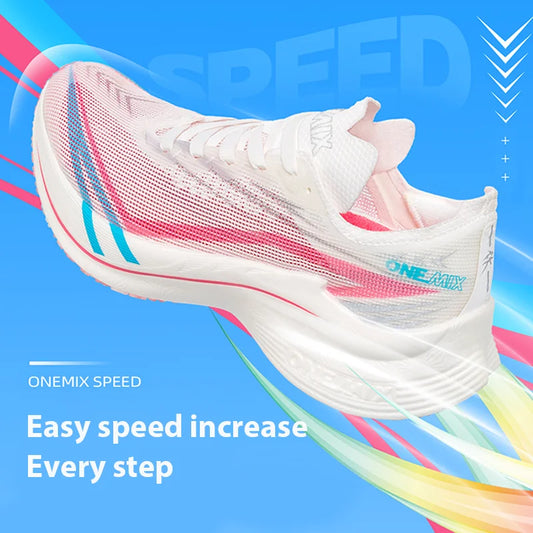 ONEMIX 2025 Carbon Plate Marathon Running Shoes - Ultralight Shock-Absorbing Sneakers with Stable Support