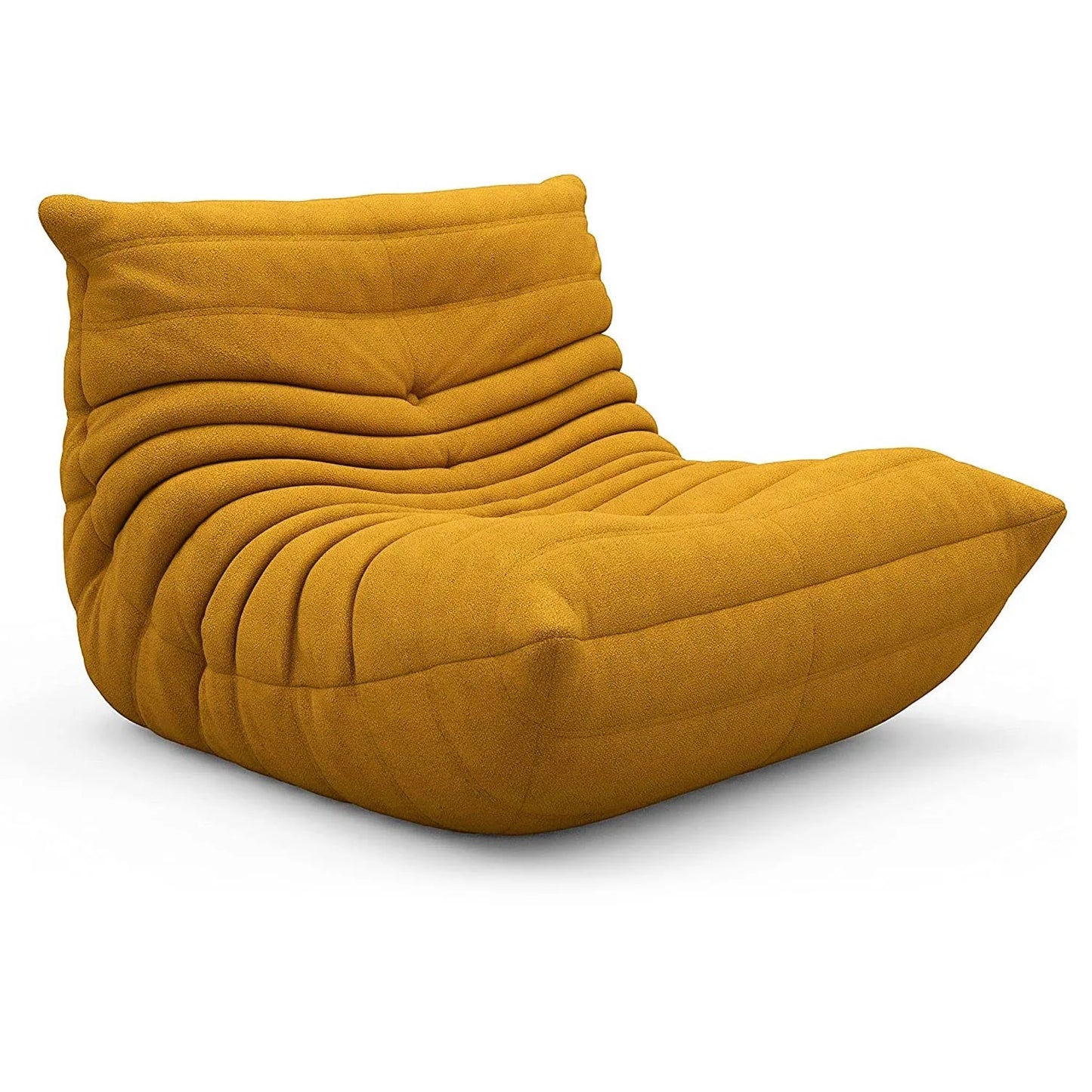 Caterpillar Single Sofa Chair – Cozy Tatami Lounge Chair for Living Room, Bedroom, Balcony, Reading, and Leisure