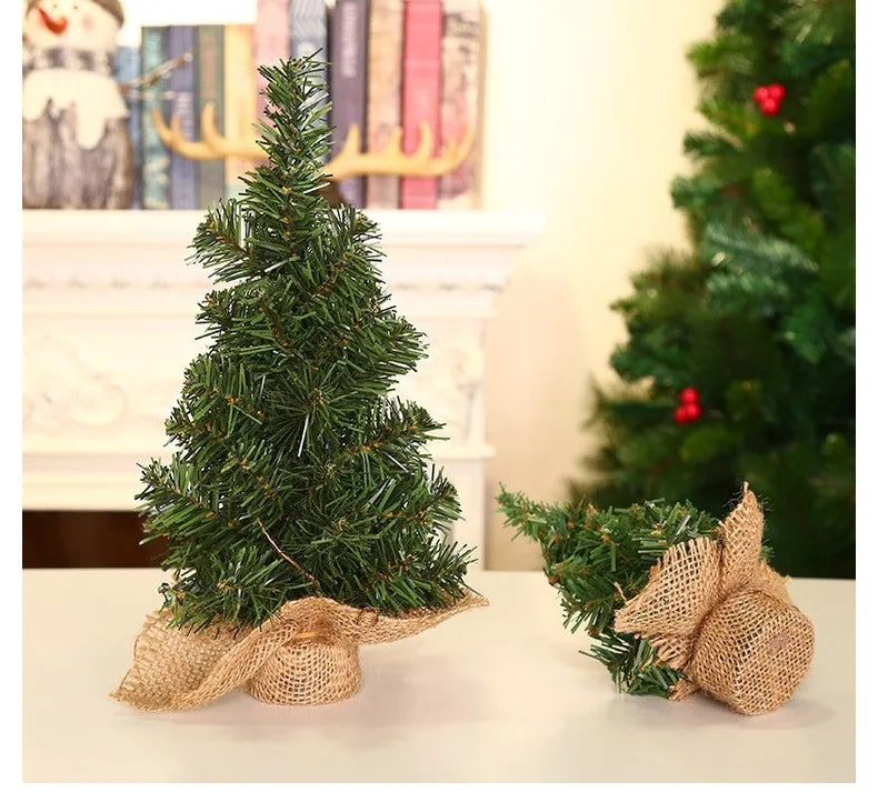 Mini Christmas Tree 20/30/40cm – Desktop Xmas Trees for Home Decor, Kids DIY Handicraft & New Year Gift
