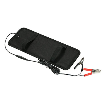 12V Solar Trickle Charger — Portable Waterproof Solar Battery Maintainer for Car