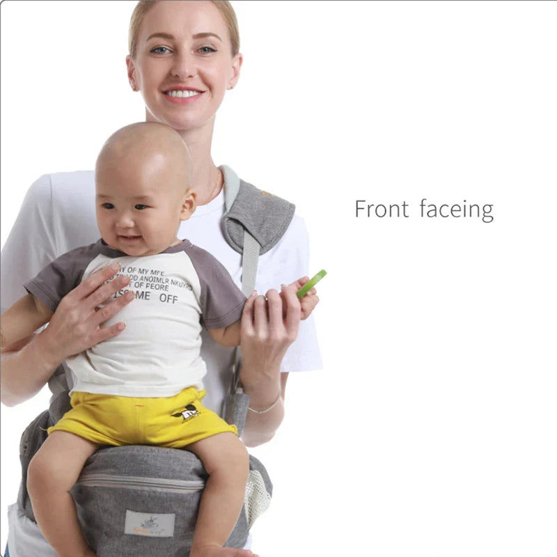 Ergonomic Baby Carrier Hip Seat – Portable Infant Waist Stool Sling, Front-Facing Kangaroo Wrap for Comfortable Baby Wearing Gear