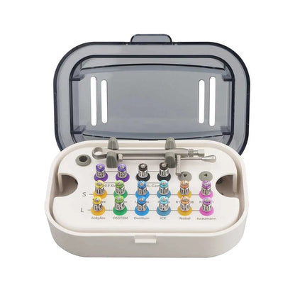 High-Quality Dental Implant Torque Wrench Kit - 10-70NCM Ratchet with Drivers & Wrench Tools
