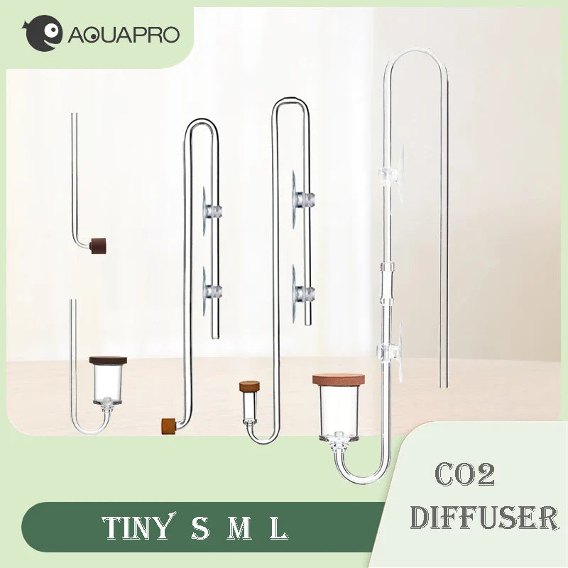 Aquarium CO2 Diffuser – Mini Bubble Counter for Fish Tank, Sprayer Equipment & Terrarium Marine Tools Accessory