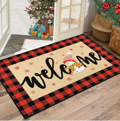 Christmas Dwarf Welcome Door Mat — Festive Holiday Decor & Perfect Christmas Gift for Home Entryways
