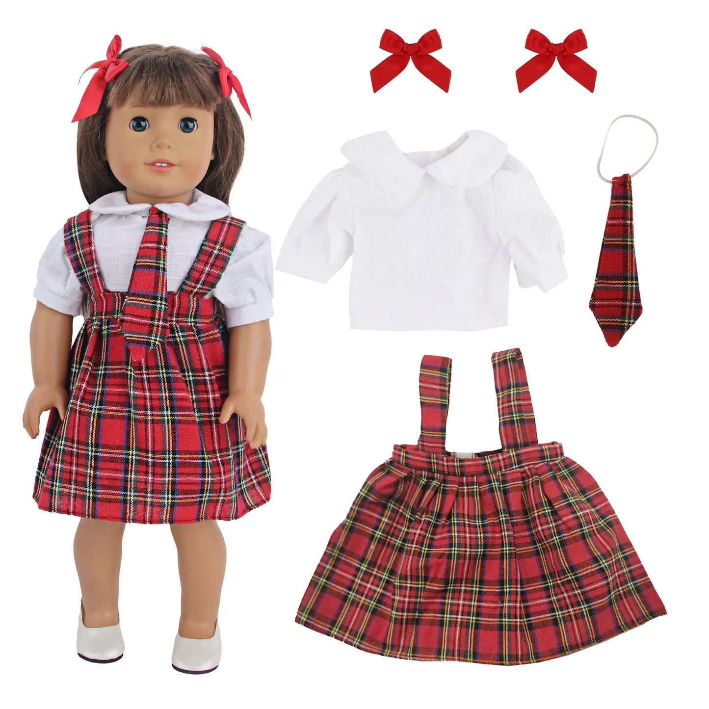 Doll Clothing Set – Firefighter, Student, Graduation, Artist & Athlete Outfits for 18-Inch American & 43cm Baby Newborn OG Girl Dolls