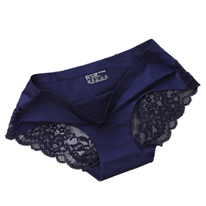 Seamless Women's Comfort Lace Briefs Set – Hollow Out Low Rise Sport Panties | Soft Lingerie for Women