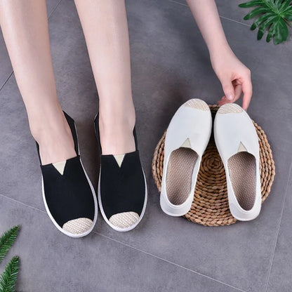 Women’s Summer Mesh Flat Shoes - Breathable Lightweight Slip-On Loafers & Casual Comfort Sneakers