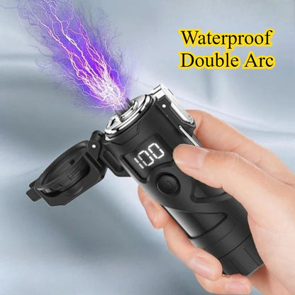 Dual Arc USB Lighter & Flashlight — Windproof Portable Plasma Ignition Survival Tool