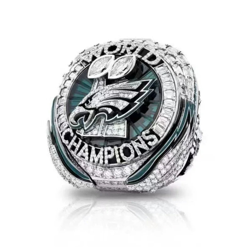 2025 Commemorative Stainless Steel Ring – Champion Rugby Gift for Boyfriend
