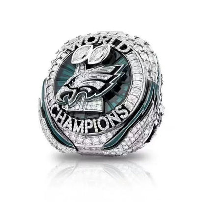2025 Commemorative Stainless Steel Ring – Champion Rugby Gift for Boyfriend