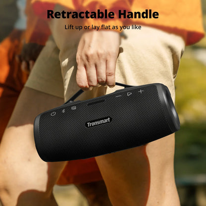 Tronsmart Mirtune S100 50W Bluetooth Speaker – IPX7 Waterproof, APP Control, Built-in Powerbank & Retractable Handle