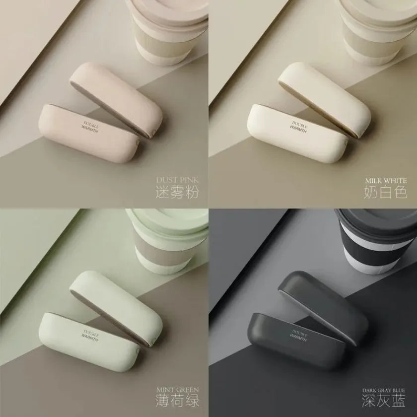 2-in-1 Portable Magnetic Rechargeable Hand Warmer – Compact Electric Pocket Heater for Outdoors & Tech Gifts