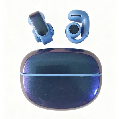 V12 Open Ear Wireless Earbuds - HiFi Stereo Bluetooth Sports Headphones with HD Mic & Ear Clip Design