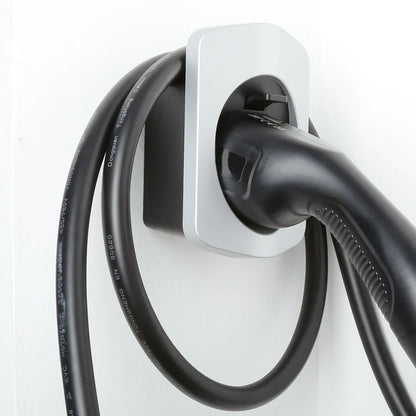 Peocke EV Charger Holder – Type 2/Type 1 Connector Socket Plug Wallbox Charging Cable Bracket for Extra Protection