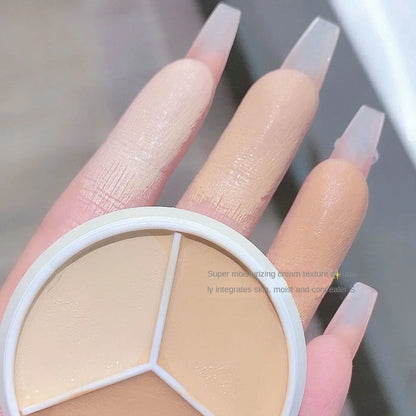 3-Color Concealer Palette – Professional Coverage for Dark Circles and Face Imperfections