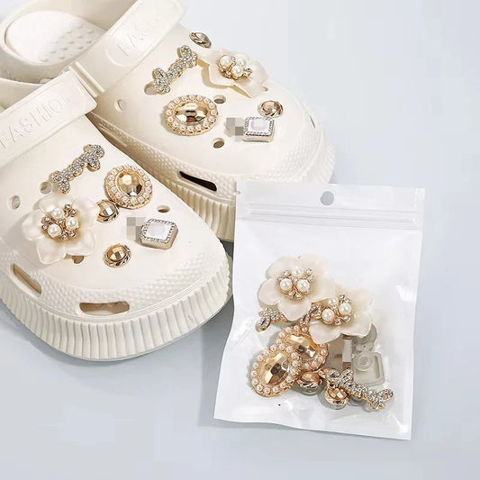 Colored Diamond Crystal Shoe Charms – DIY Buckle Accessories for Kids’ Shoes & Party Gifts