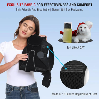 Posture Corrector for Men & Women — Adjustable Shoulder Brace & Back Straightener for Middle & Upper Spine Support