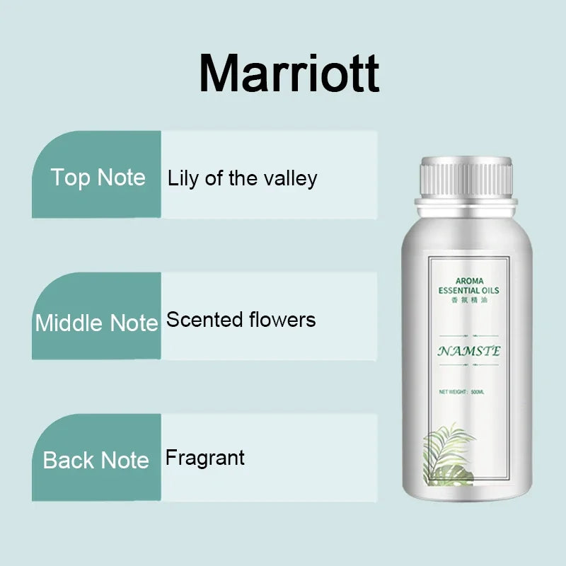 Namste Hotel Essential Oil 100ML – Aroma Fragrance Oil for Diffusers, Home & Hotel Air Freshener