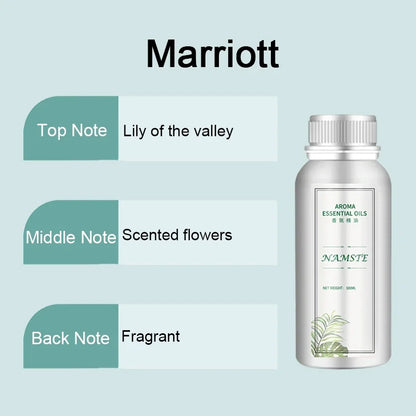 Namste Hotel Essential Oil 100ML – Aroma Fragrance Oil for Diffusers, Home & Hotel Air Freshener