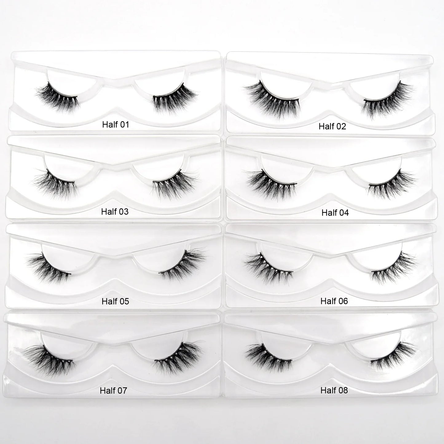 Visofree 3D Mink Eyelashes – 30/40/100 Pairs Handmade Full Strip Lashes with Tray, Cruelty-Free False Lashes for Makeup