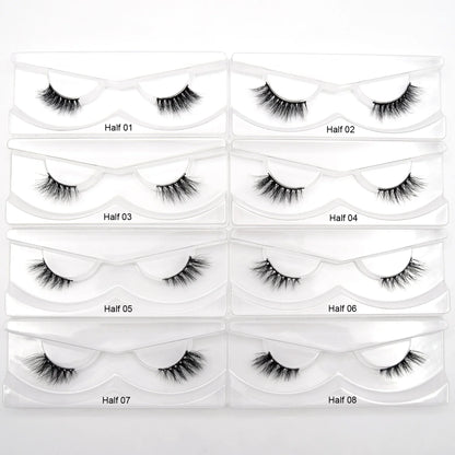 Visofree 3D Mink Eyelashes – 30/40/100 Pairs Handmade Full Strip Lashes with Tray, Cruelty-Free False Lashes for Makeup