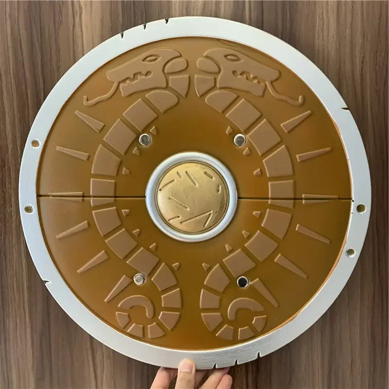 1:1 Breath of the Wild Link Shield – PU Rubber Cosplay Weapon Toy & Halloween Prop