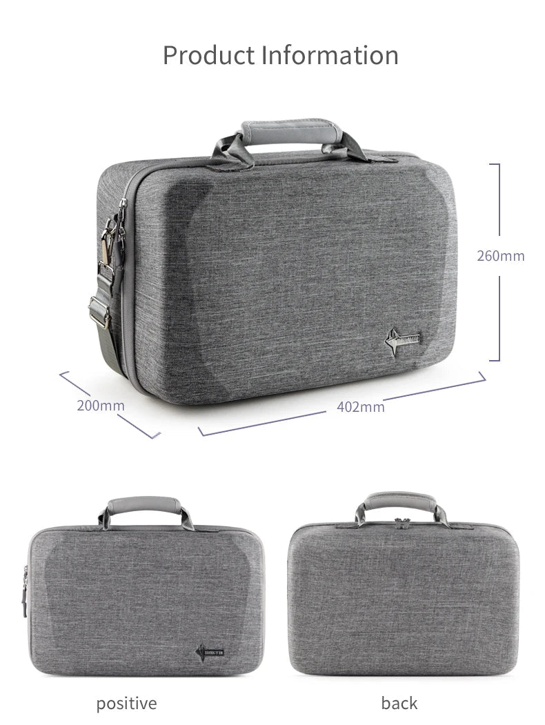 Hard Shell Carrying Case for PS5 – Protective Travel Bag for Console, Base & Accessories