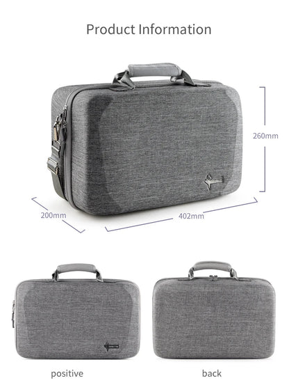 Hard Shell Carrying Case for PS5 – Protective Travel Bag for Console, Base & Accessories