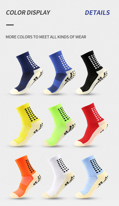 Anti-Slip Football Socks - Non-Slip Soccer, Basketball, Tennis & Cycling Grip Socks for Men