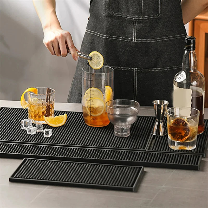 PVC Anti-Slip Bar Mat – Waterproof, Heat-Resistant & Durable Spill Mat for Home, Cafe, and Bar Use
