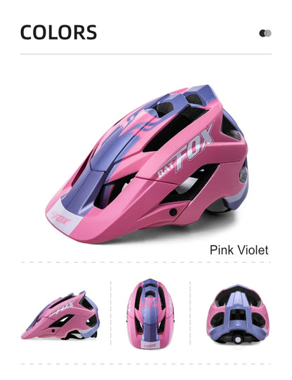 BATFOX MTB Cycling Helmet — Integrally-Molded Mountain Bike Helmet for Speed & Safety