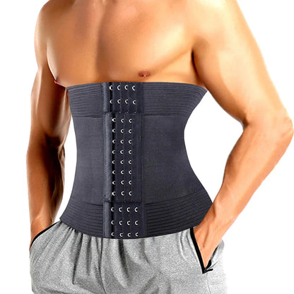 Men’s Waist Trainer Sports Belt — Weight Loss Waist Cincher Trimmer Girdle Corset Body Shaper Wrap
